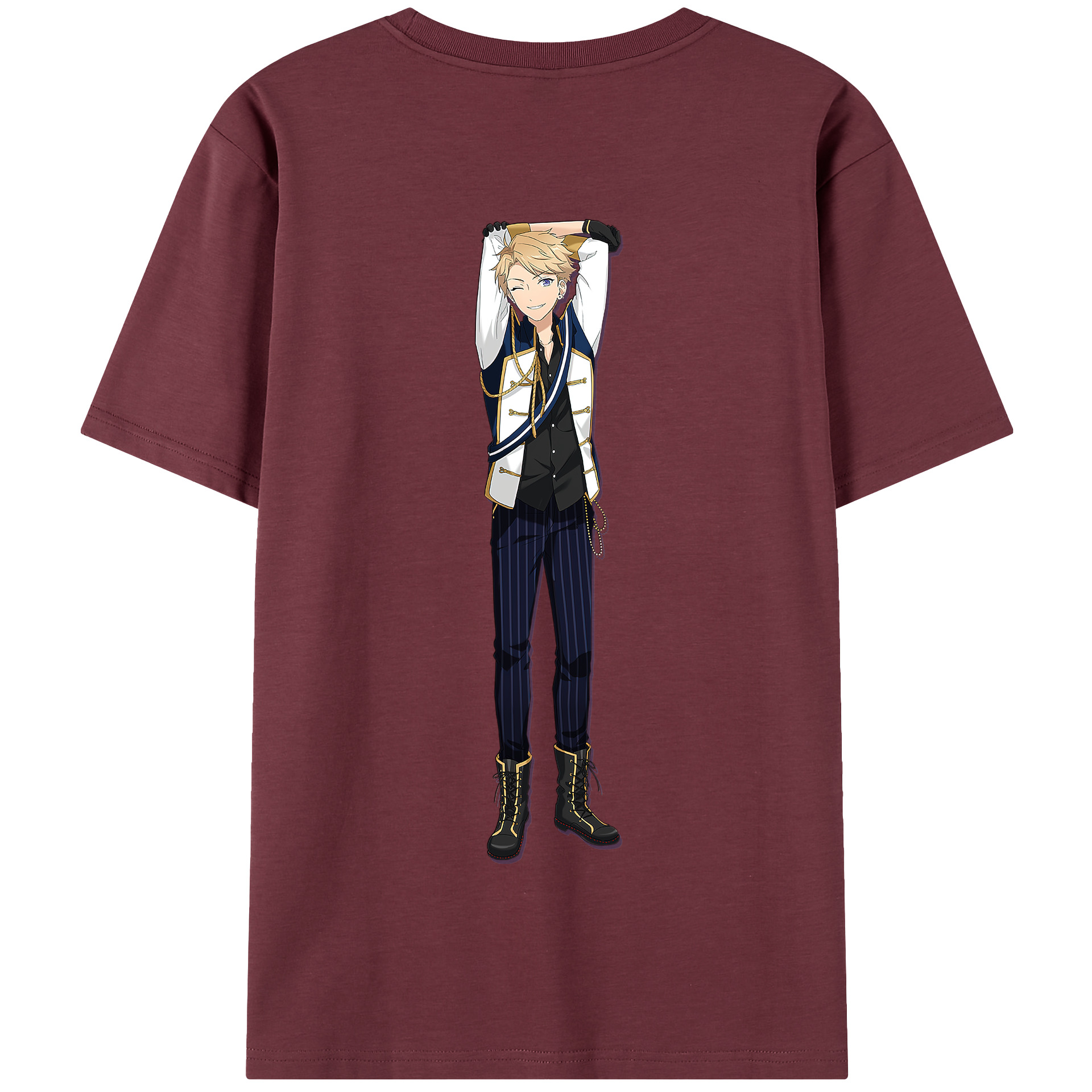 （画像用） あんさんぶるスターズ! Ensemble Stars 綿100％半袖Tシャツ（背面プリント）